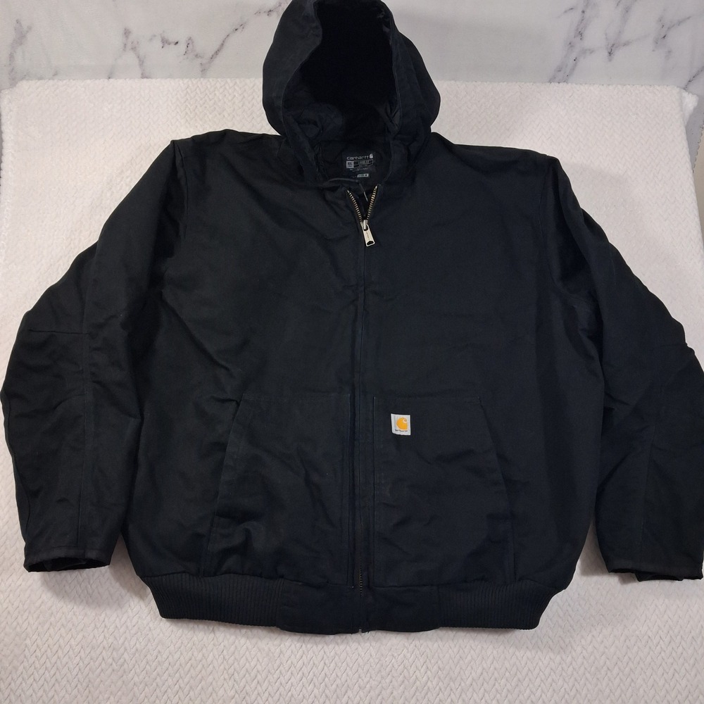 Carhartt J130-M Loose Fit Duck Active Jacket Mens 4XL Tall Black